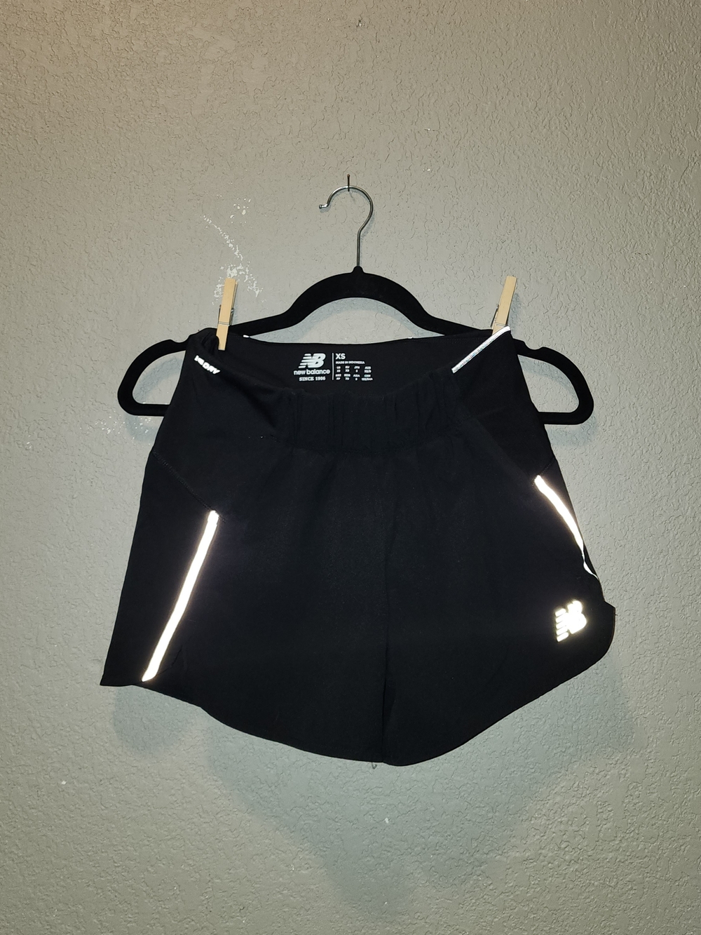 New Balance Women’s Black Reflective Running Shorts | Xsmall